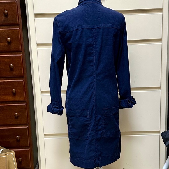 Frank & Eileen Southern Ireland navy utility dress size Small - Picture 4 of 7